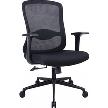 Adore Mobilya Ready-X Ergonomk Çalışma Koltuğu - File Siyah 68X99-109X66 cm