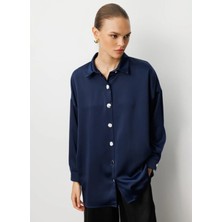 Mizalle Tunik, L, Lacivert