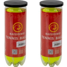 Pileli Store 6’lı Tenis Topu Seti Dayanıklı Yüksek Zıplama Performans Topları