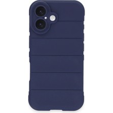 Apple iPhone 16 Plus Kılıf Optimum Silikon - Lacivert