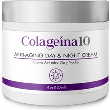 Colageina 10 Yaşlanma Karşıtı Nemlendirici Gündüz ve Gece Yüz Kremi 120ML