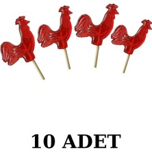 Nostaljik Lezzetler Horoz Şekeri Büyük Boy 10 'lu