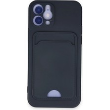 Apple iPhone 12 Kılıf Kelvin Kartvizitli Silikon - Lacivert