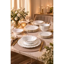 Perotti Sunflower Opal 18 Parça 6 Kişilik Yemek Takımı