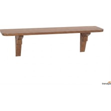 Ender Ahşap Masif Ahşap Petek Üstü Dekoratif Raf | Kalorifer Peteği Üstü Raf | Uçan Raf | Dresuar | 60-80-100-120 cm