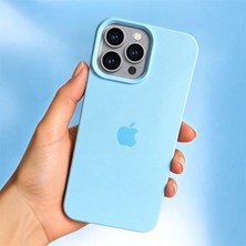 Pronorth Iphone 16 Pro Max Uyumlu Kılıf Logolu Lansman Soft Yumuşak Içi Kadife Silikon Kapak