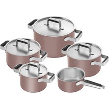 Zwilling Pure Tencere Seti 5 Parça Gül Rengi