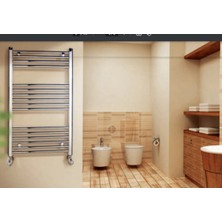 MAKTEK 500X1600 Yüksek Kaliteli Çelik Düz Havlupan Krom Kaplama Havlu Radyatör 50X160