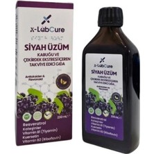 X-Labcure Siyah Üzüm Kabuğu ve Çekirdek Ekstresi 250 Ml