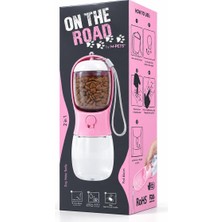 M-Pets On The Road 2in1 Köpek Seyahat Suluğu 300 ml Pembe