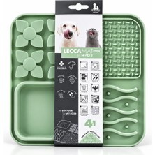 M-Pets Lecca Pro 4in1 Yavaş Beslenme ve Yalama Matı Yeşil