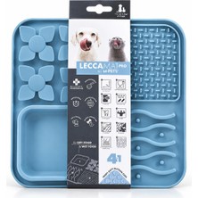 M-Pets Lecca Pro 4in1 Yavaş Beslenme ve Yalama Matı Mavi