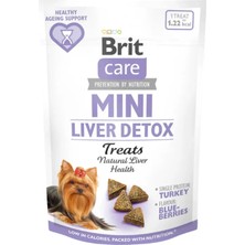 Brit Care Mini Treats Liver Detox Hindili Yarı Nemli Küçük Irk Köpek Ödül Maması