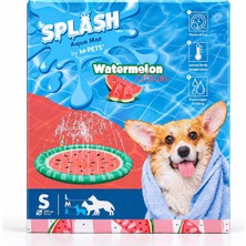 M-Pets Splash Aqua Mat Watermelon Köpek Oyun Havuzu Fiskiyeli 100CM S