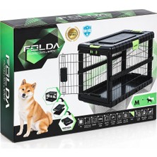 M-Pets Folda Katlanabilir Kedi Köpek Kafesi M 72X48X54 cm