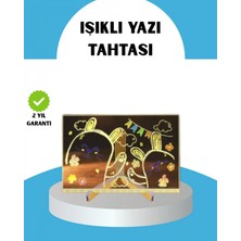 Pileli Store Silinebilir LED Mesaj Tahtası 7 Renkli Kalem Dahil