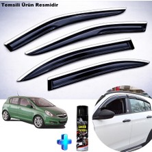 Caraks Opel Corsa D Cam Rüzgarlığı Abs Nikelajlı Mügen Cam Rüzgarlığı 2006-2014 Arası + Ebrayn 500 ml Lastik Parlatıcı