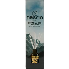 Nesrin Yasemin 50 ml Çubuklu Oda ve Oto Kokusu – Reed Diffuser, Kalıcı Ortam Kokusu