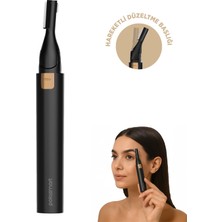 Polosmart PSC119 Şarjlı Kaş Düzeltme Cihazı 3W Type-C 45 Dk Kullanım Kaş Tıraş Makinesi Siyah