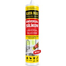 **kaya Max Universal Silikon Beyaz – Iç ve Dış Mekân Kullanımına Uygun Suya Dayanıklı Silikon**