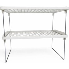 Kitchen Line Modern Mutfak Rafı – Metal Ayaklı Çok Amaçlı Organizer 2 Adet