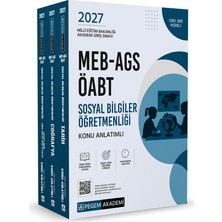 Pegem Akademi Yayıncılık 2027 MEB-AGS ÖABT Sosyal Bilgiler Öğretmenliği Konu Anlatımlı (3