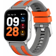 Dexmon Xiaomi Redmi Watch 4 / 5 / 6 - 6 Active / 6 Lite - Smart Band 9 Pro / 8 Pro Uyumlu Çift Renkli Spor Silikon Kordon