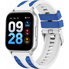 Dexmon Xiaomi Redmi Watch 4 / 5 / 6 - 6 Active / 6 Lite - Smart Band 9 Pro / 8 Pro Uyumlu Çift Renkli Spor Silikon Kordon
