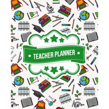 Zemira Teacher Planner: School Graphic Pattern | + Bonus Student Information Log | Weekly Lesson Plans | M