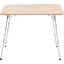 Zemira 60X80 Katlanır Masa Balkon Bahçe Kamp Masası Piknik Masası