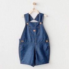 Andywawa AC25932 Casual Bebek Salopet Indigo