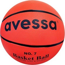 Avessa Basketbol Topu No:7 Turuncu Renk, Kauçuk Malzeme ile Profesyonel Kullanım İçin Tasarlandı