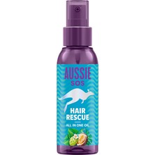 Zemira Aussie Sos Hair Rescue All In One 100 Saat Nemli Saçlar Için Saç Yağı 100ML