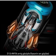 Bosch Piston Animal DYSON V16 Kablosuz Şarjlı Dikey Süpürge Mat Siyah