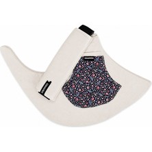 Kırık Beyaz Pembe Çıtır Çiçek Pazen Tinytrek Yan Sling | Ergonomik Çocuk Taşıyıcı 10AY-4YAŞ' (Max 18KG)