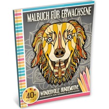 Zemira Malbuch Für Erwachsene: Wundervolle Hundemotive (Kleestern®, A4 Format, 40+ Motive): Volume 3 (A4 M
