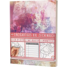 Zemira Mein Einzigartiges Xxl Zeichenbuch: 136 A4-Seiten, Nummeriert, Register / Es Skizzenbuch / PR601 „g
