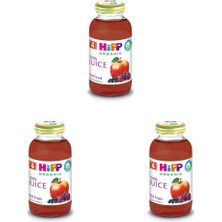 Zemira Hipp Organik Kırmızı Meyveli Elma Suyu 200 ml 3lü Paket