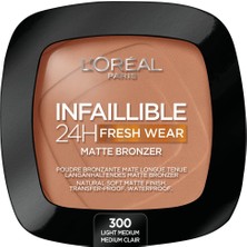 Zemira L'oreal Paris Infaillible 24H Fresh Wear Matte Bronzer 300 Light Medium