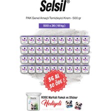 Selsil 36 Al 30 Öde Pak Genel Amaçlı Temizleyici Krem 500 gr ve Rosie Pamuk