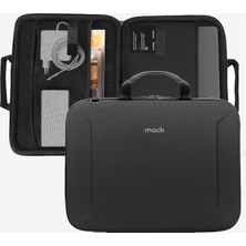 Mack Zone x MCE-1403 Sert Yapılı Çanta, 14” MacBook Pro, 13”macbook Pro, 13” Macbook Air, 13”&14.1” Notebook Modelleri Için Koruyucu Kılıf, Aksesuar Düzenleyicili iPad Taşıma Kılıfı