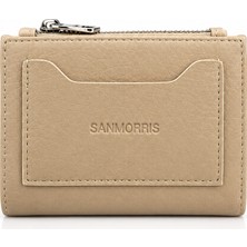 Sanmorris Unisex Fermuarlı Kartlık Çok Gözlü Kompakt Cüzdan S-2006