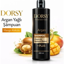 DORSY +Plus Dökülme-Kepek Karşıtı ve Onarıcı-Besleyici Tuzsuz Doğal Argan Yağlı Şampuan 400 ml