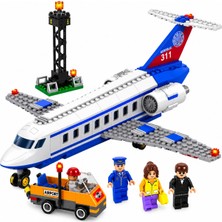 390 Parça City Havalimanı Yolcu Uçağı Yapı Blok Seti – Uçak, Havalimanı Aracı ve Figürlü – 6+ Yaş LEGO