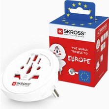 Store Seyahat Adaptörü,world To Europe,beyaz
