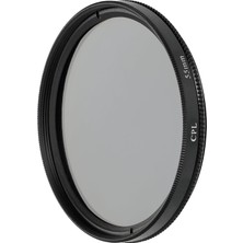 Store 55MM Cpl Polarize Filtre – Dairesel (Circular) Polarizasyon | Yansıma Azaltıcı | Metal Çerçeve | Renk Doygunluğu Artırıcı