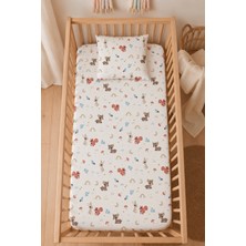Anne Sesi %100 Pamuk Ranforce Lastikli Çarşaf Seti | Park Yatak 60X120 70X110 70X120 Uyumlu