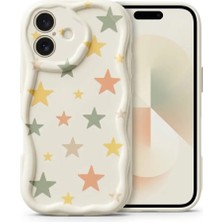 Nezih Case Iphone 16 ile Uyumlu Zikzak Tasarım Desenli Silikon Kılıf