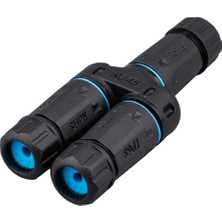 Store Su Geçirmez IP68 Korumalı 1/2 Splitter Dişi + 2xdişi RJ45 Ethernet Konnektör Soketleri CAT6/CAT5E/CAT5 Network Ağ Kabloları