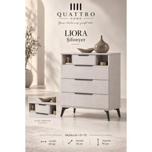 Quattro Home Liora 4 Çekmeceli Şifonyer